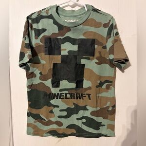 Minecraft Kids Camo Short Sleeve Tee